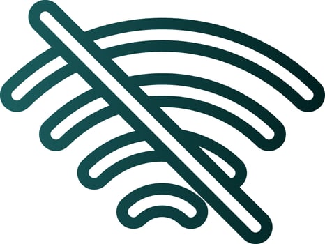 Wifi Off Vector Icon Design