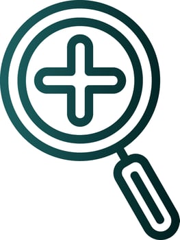 Zoom In Vector Icon Design