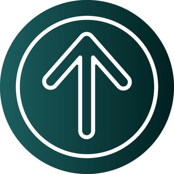 Arrow Up Vector Icon Design
