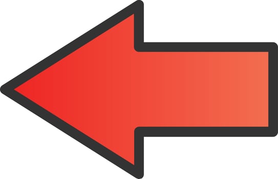 Left Vector Icon Design