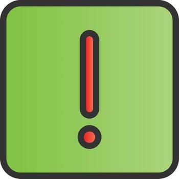 Alert Vector Icon Design
