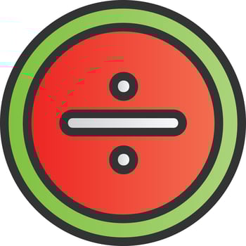 Divide Vector Icon Design