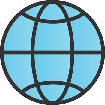 Globe Vector Icon Design