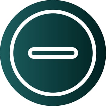 Minus Vector Icon Design