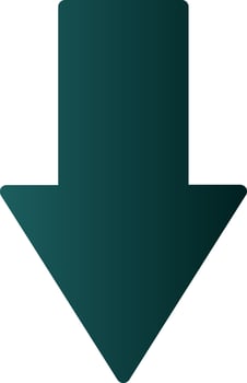 Down Vector Icon Design