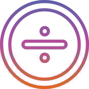 Divide Vector Icon Design