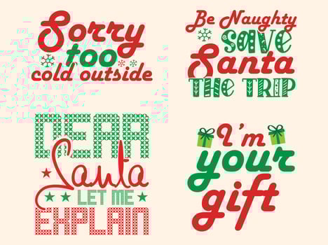 Christmas svg t-shirt design  set, Christmas  quote design,retro t-shirt design,merry christmas t-shirt vector