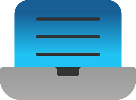Laptop Vector Icon Design