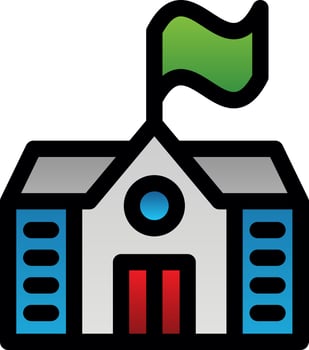 School Vector Icon Design