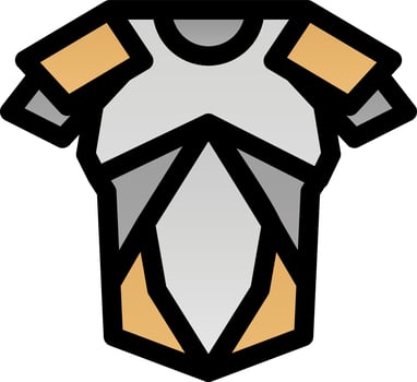 Armor Line Vector Icon Design