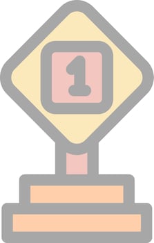 Reward Line Vector Icon Design