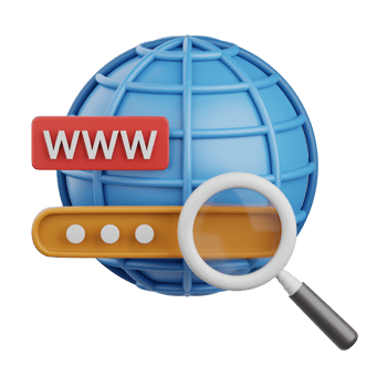 3d rendering browser isolated useful for marketing, advertising, advertisement and promotion design png