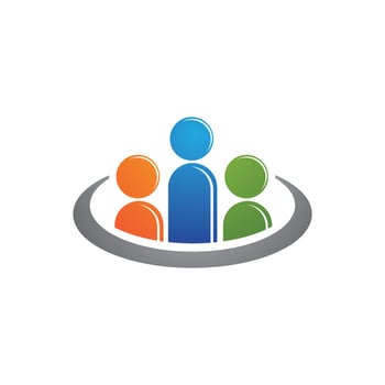 Community, network and social icon vector