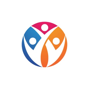 Community, network and social icon vector