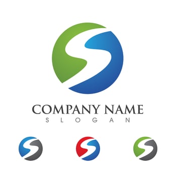 Business corporate S letter logo vector