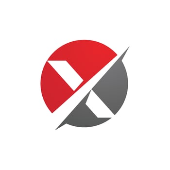X Letter Logo Template vector icon