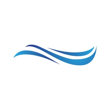 Water wave icon vector