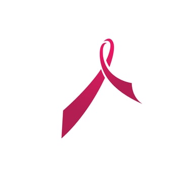 Red ribbon Vector illustration