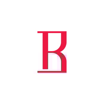 Letter R logo design Logo template, Creative R logo vector symbol