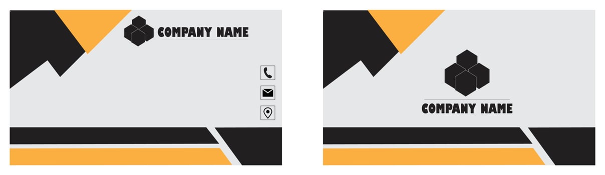 business card template vector
