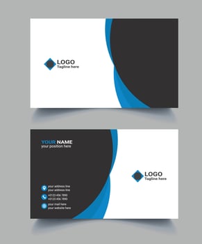 business card template vector