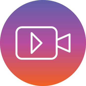 Video Vector Icon Design