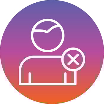 User x Vector Icon Design