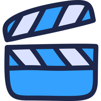 cinema movie clipper icon png