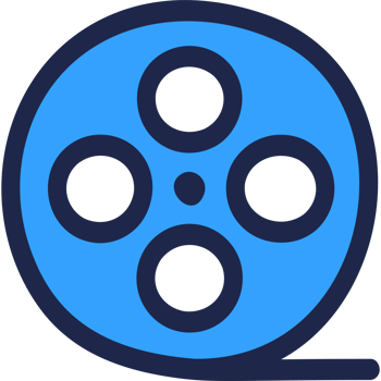 cinema movie film strip line icon png