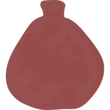 home Ceramic vase hand drawn png