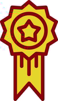 Award Vector Icon Design