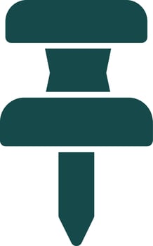 Push Pin Vector Icon Design