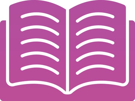 Open Book Vector Icon Design