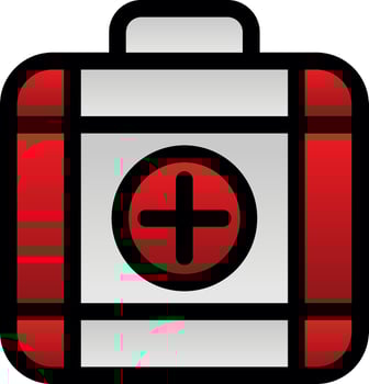 Medical Kit Vector Icon Design