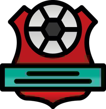 Football Club Vector Icon Design
