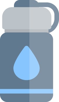 Water Bottles Vector Icon Design