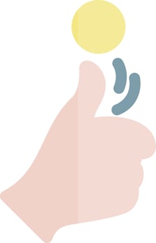 Coin Toss Vector Icon Design