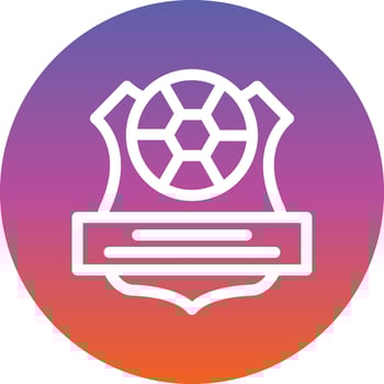 Football Club Vector Icon Design