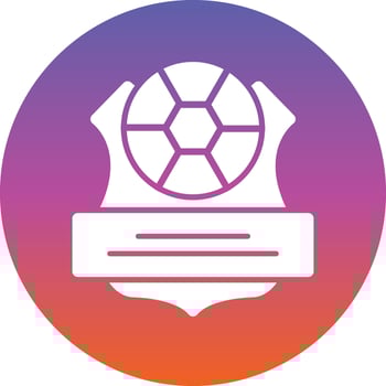 Football Club Vector Icon Design