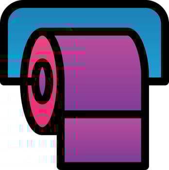 Tissue Paper Vector Icon Design