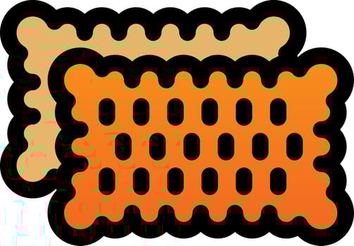 Biscuit Vector Icon Design