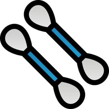 Cotton Swab Vector Icon Design