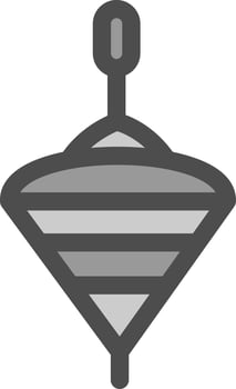 Spinning Top Vector Icon Design