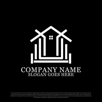 real estate logo design, Construction Architecture Building symbol vector