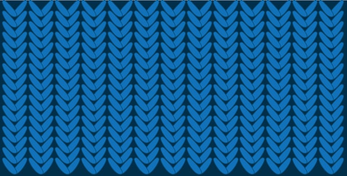 Knit print. Christmas seamless pattern. Vector. Blue knitted sweater texture vector