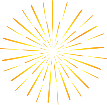Fireworks New Year Element png