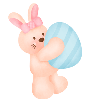 watercolor Easter rabbit. png
