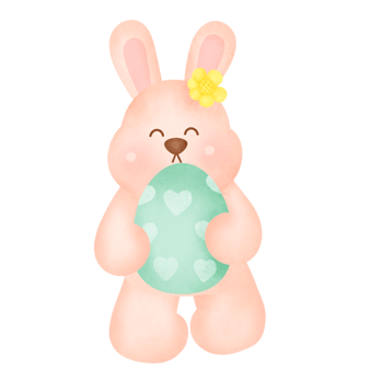 watercolor Easter rabbit. png