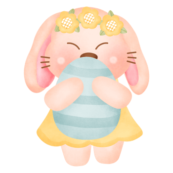 watercolor Easter rabbit. png