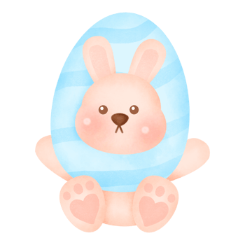 watercolor Easter rabbit. png